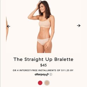 Lively toasted almond straight up bralette